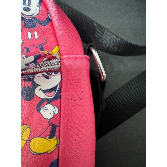 BUCKLE DOWN DISNEY Mickey Mouse ROSE PINK CROSSBODY WALLET SHOULDER BAG - Picture 9 of 15